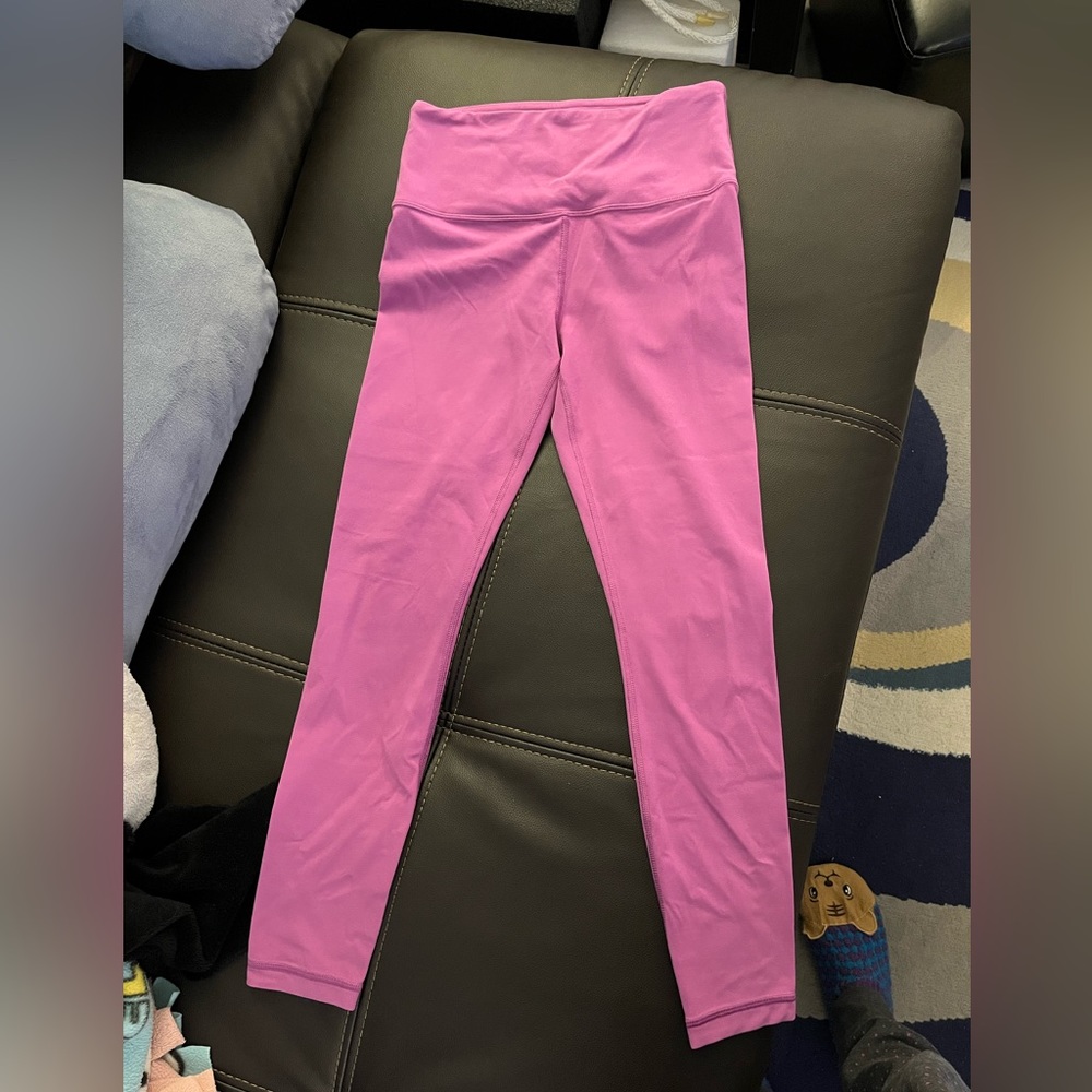 Athleta pink leggings. Size XS. 7/8 elation tights. Barely used
